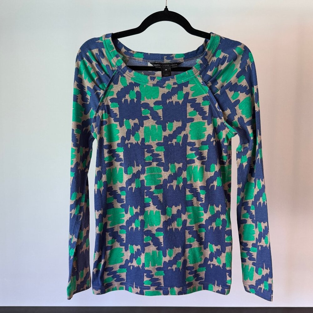 Marc by Marc Jacobs Printed Long Sleeve Top